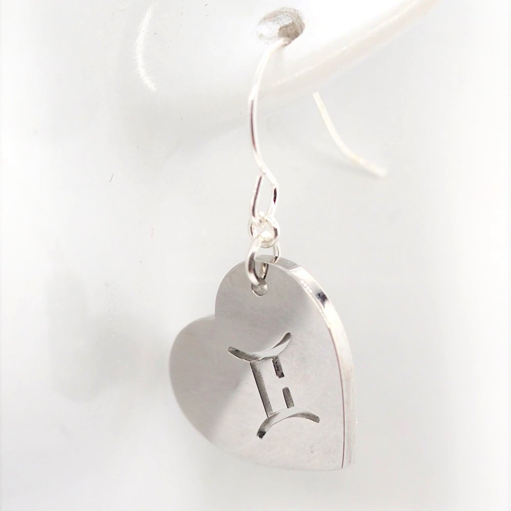 Gemini Silver Earrings